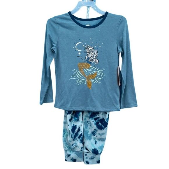 Girls Long Sleeve Pajama Lounge 2-Piece Set 2-Pack Size XS 4/5 - Picture 2 of 11